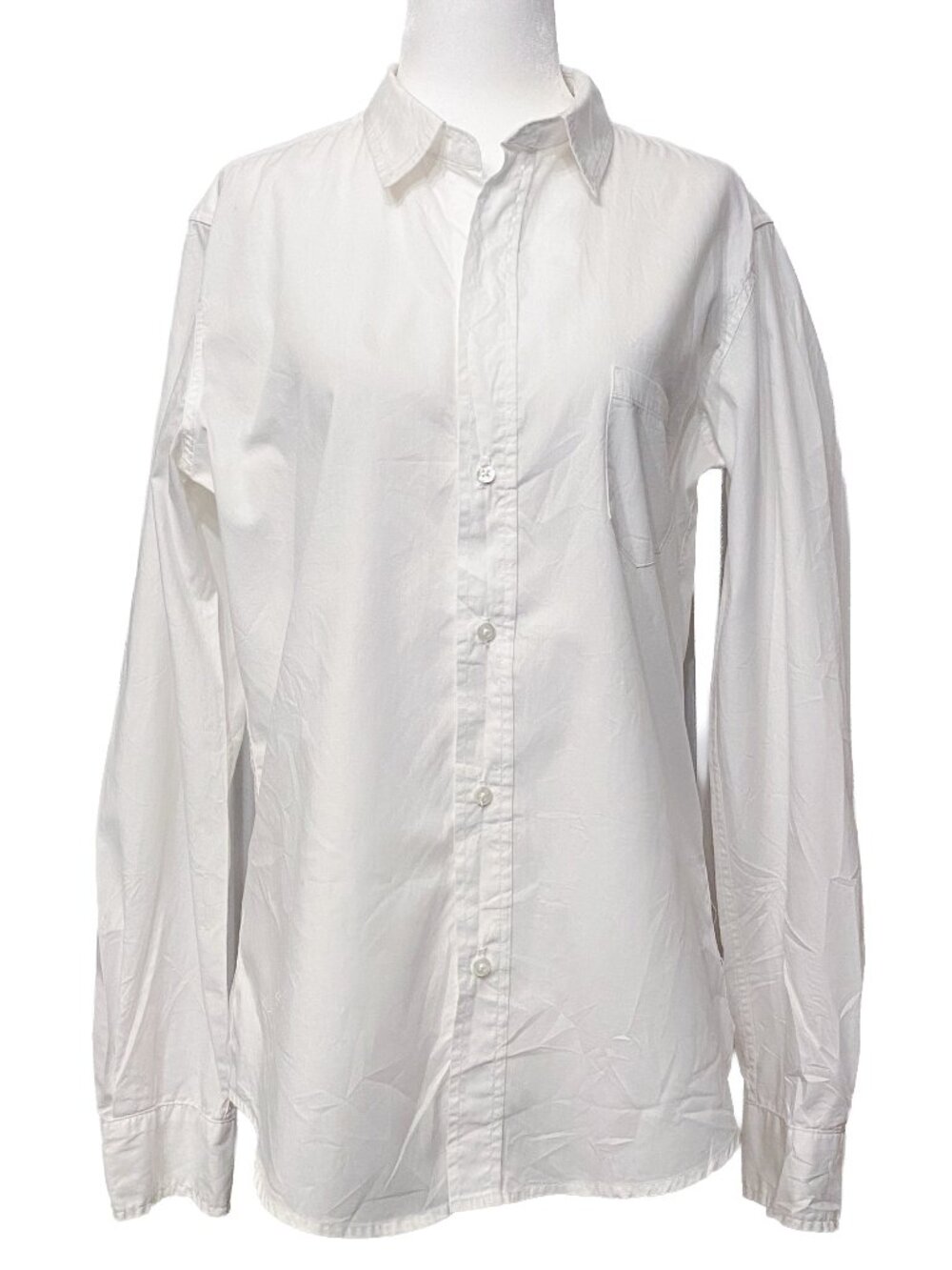 FRANK & EILEEN Barry White Long-Sleeve Button-Down Shirt Sz M Classic Preppy